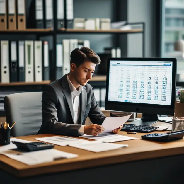 คนทำธุรกิจนั่งกุมขมับกับบิลเงินสด