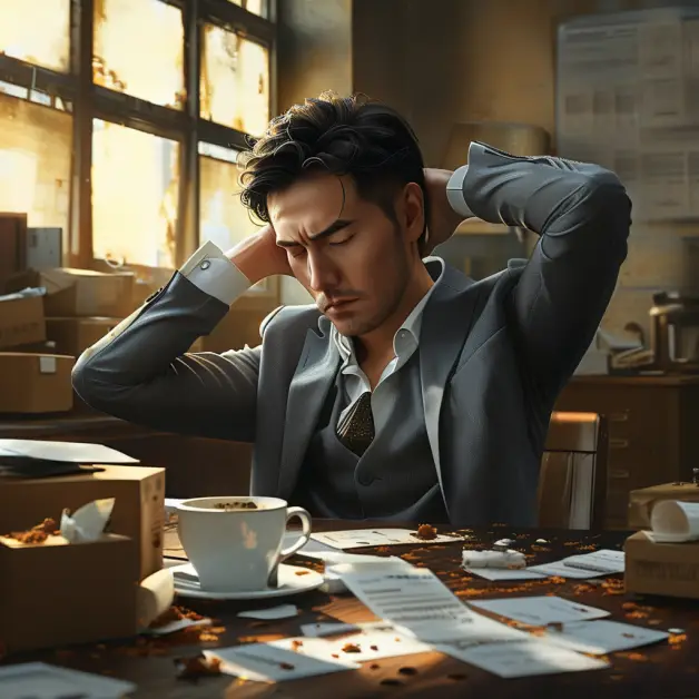 เจ้าของบริษัทเหนื่อยใจกับบัญชีค้าง