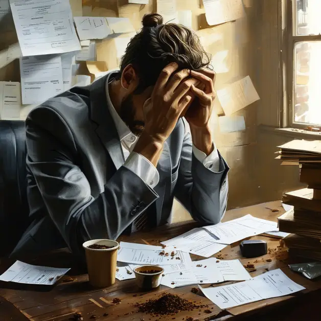 เจ้าของร้านนั่งคิดภาษีสิ้นปี