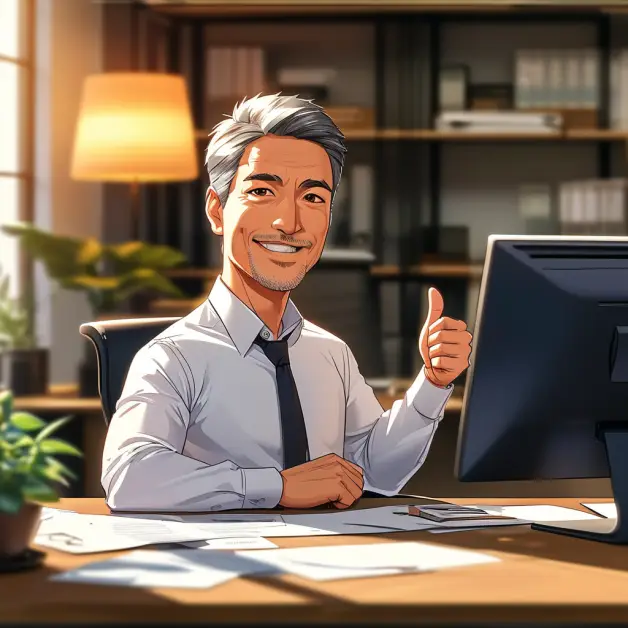 เจ้าของร้านมีความสุขกับงบที่ถูกต้อง