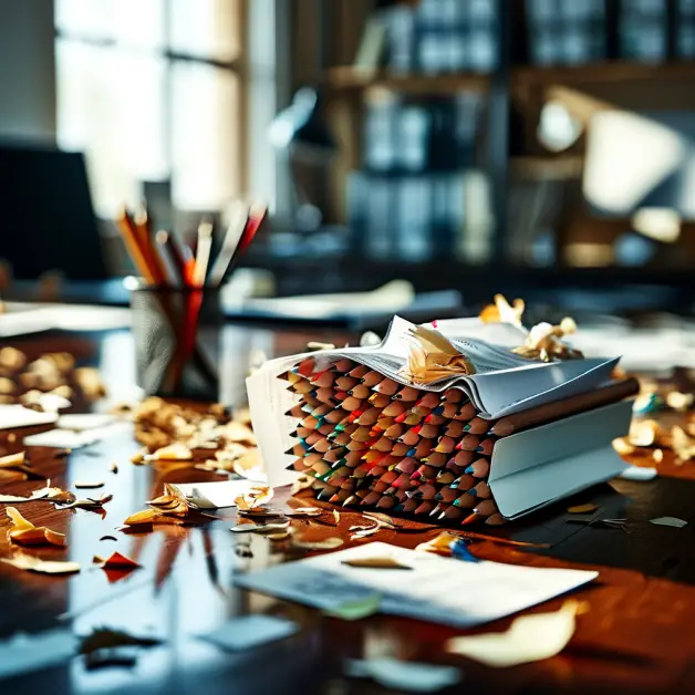 เอกสารภาษีวางเต็มโต๊ะ